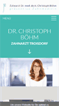 Mobile Screenshot of dr-christoph-boehm.de